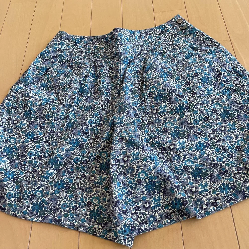 花柄 ショートパンツ キュロット