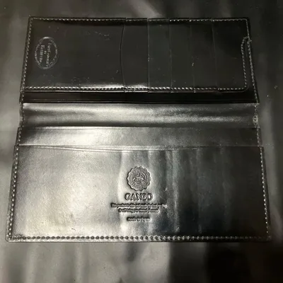 GANZO ガンゾ シェルコードバン2 マチ無し 長財布