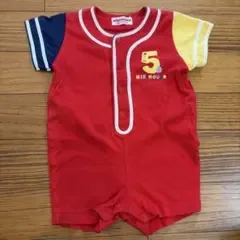 MIKIHOUSE ミキハウス 野球 ロンパース 80cm