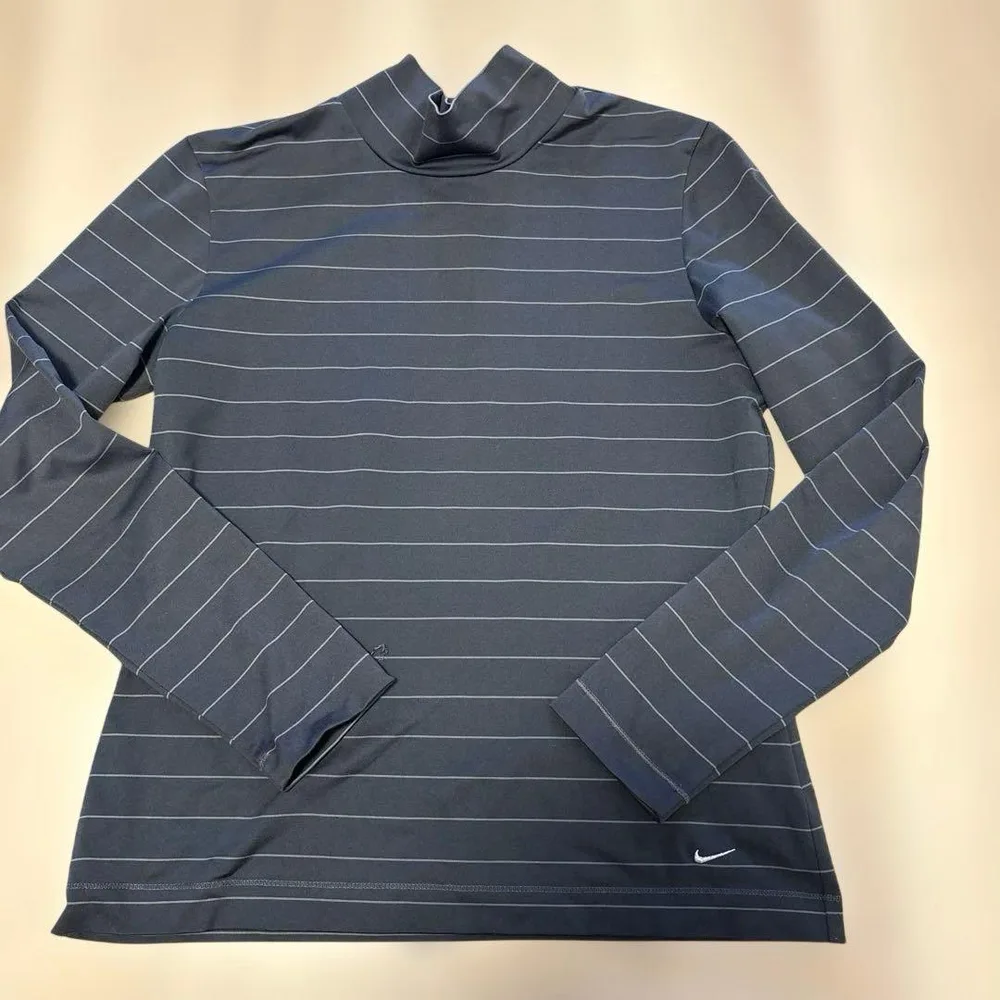 NIKE GOLF レディース 長袖シャツ モックネック ブラック L B84番