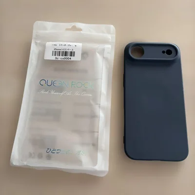 iPhone 17Air用 シリコンケース ラベンダーグレー