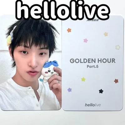 ATEEZ hellolive ちいかわ トレカ ミンギ
