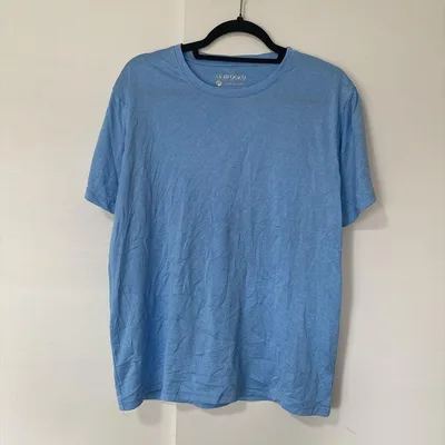 アカウォオコ 無地 半袖 Tシャツ クルーネック M 水 ポリエステル デイリー