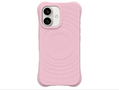 CASETiFY iPhone16 ウェーブシリコンケース プリムローズピンク