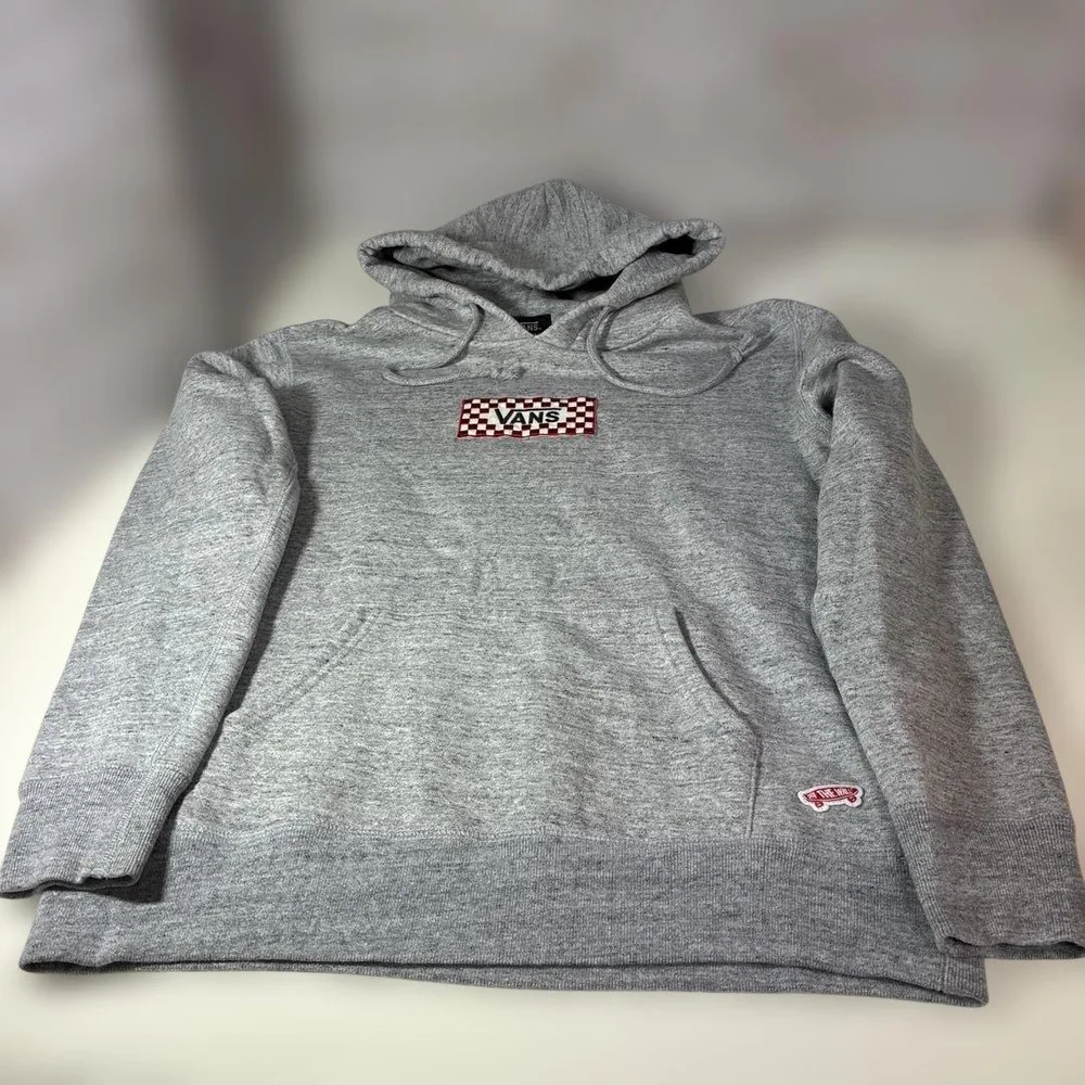 VANS チェッカーフラッグ パーカー ブラック