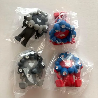 【24時間以内発送】ミャクミャク ガチャガチャ モノクロ 4種セット