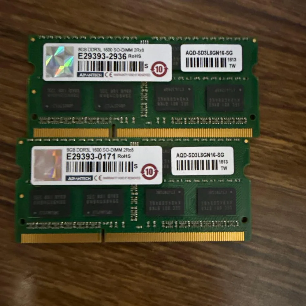 Operation OK Transcend DDR3L 1600 8GB 2 disk set 16GB