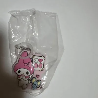 マイメロディ ラバーキーホルダー めじるしチャーム