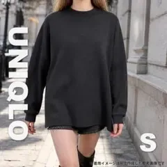 モックネック UNIQLO ユニクロ 長袖 トレーナー S 1730