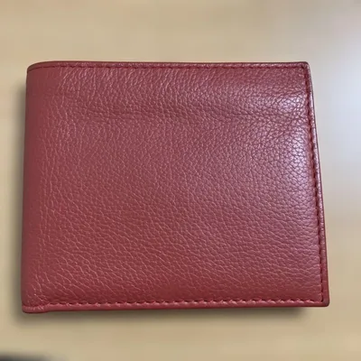 ロレックス非売品二つ折り財布 レザー本革