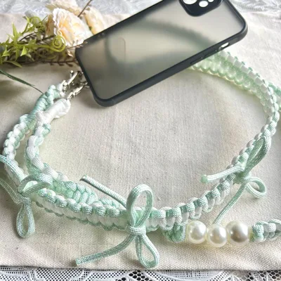 ハンドメイド パラコード スマホショルダーストラップ