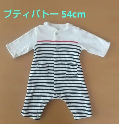 PETIT BATEAU プチバトー ロンパース 54cm