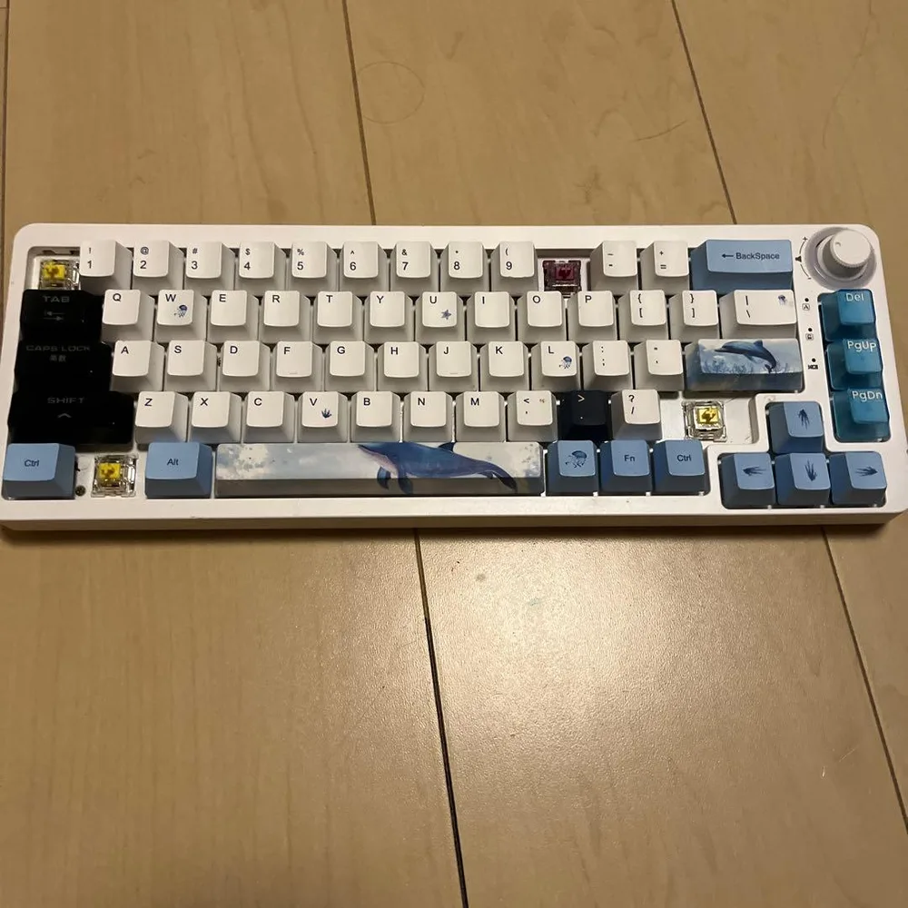 カスタムメカニカルキーボード イルカデザイン 最終値下げ