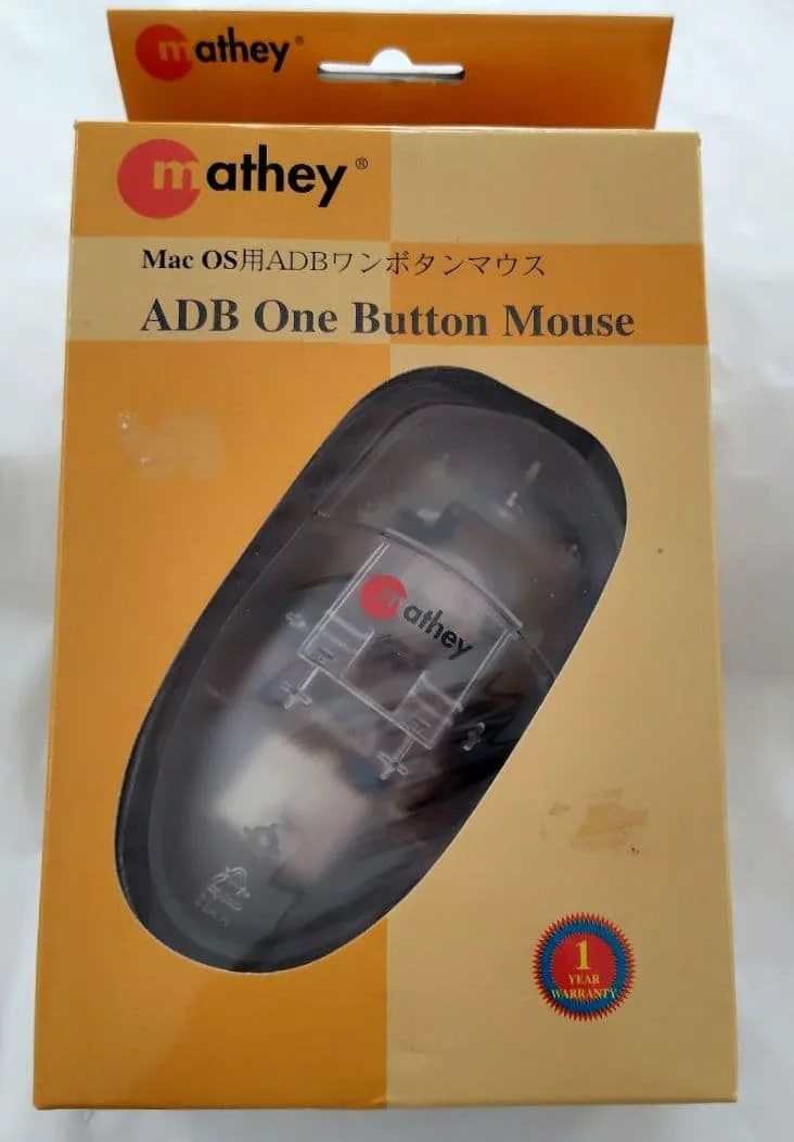 PCパーツ【未使用】オールドMAC ADB One Button Mouse ②