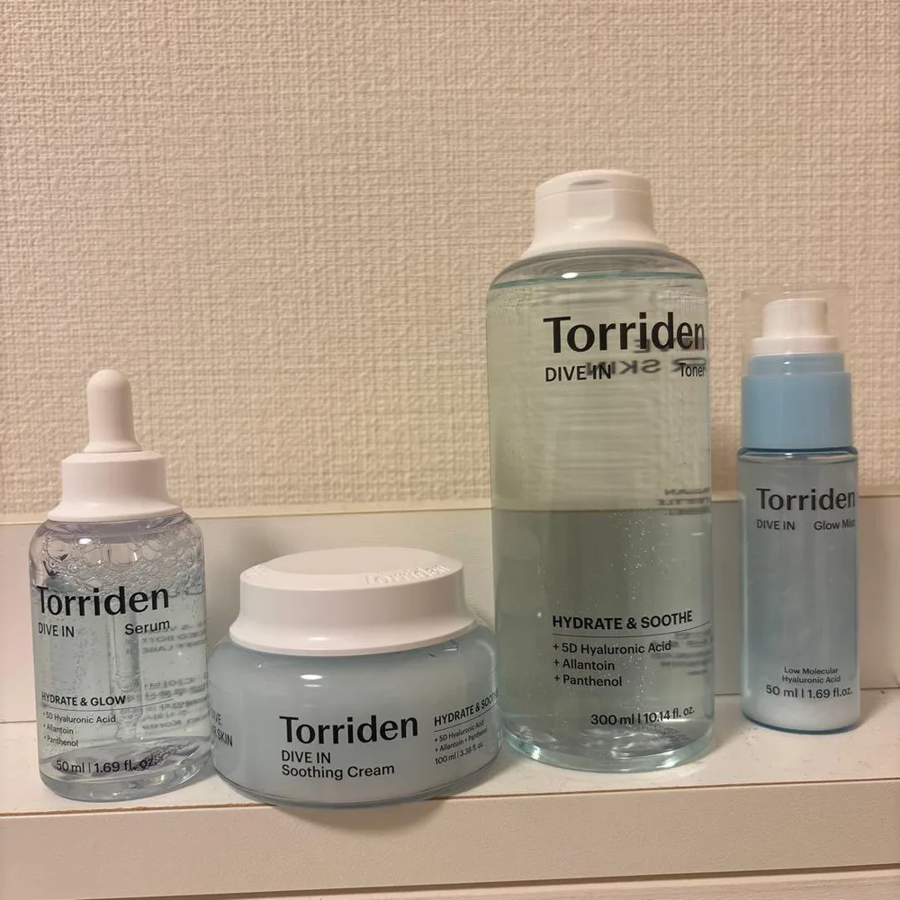 化粧水・ミスト未使用Torriden DIVE IN スキンケア 4点セット