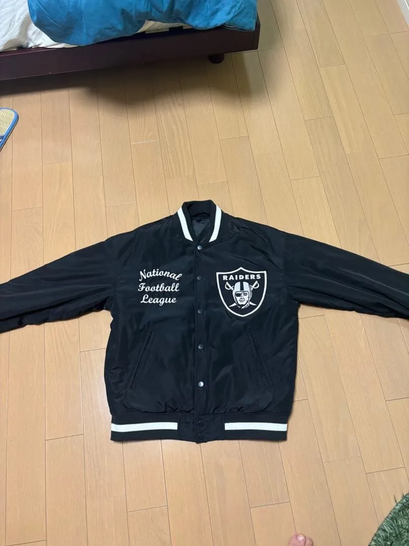 NFL RAIDERS スタジャン ブラック
