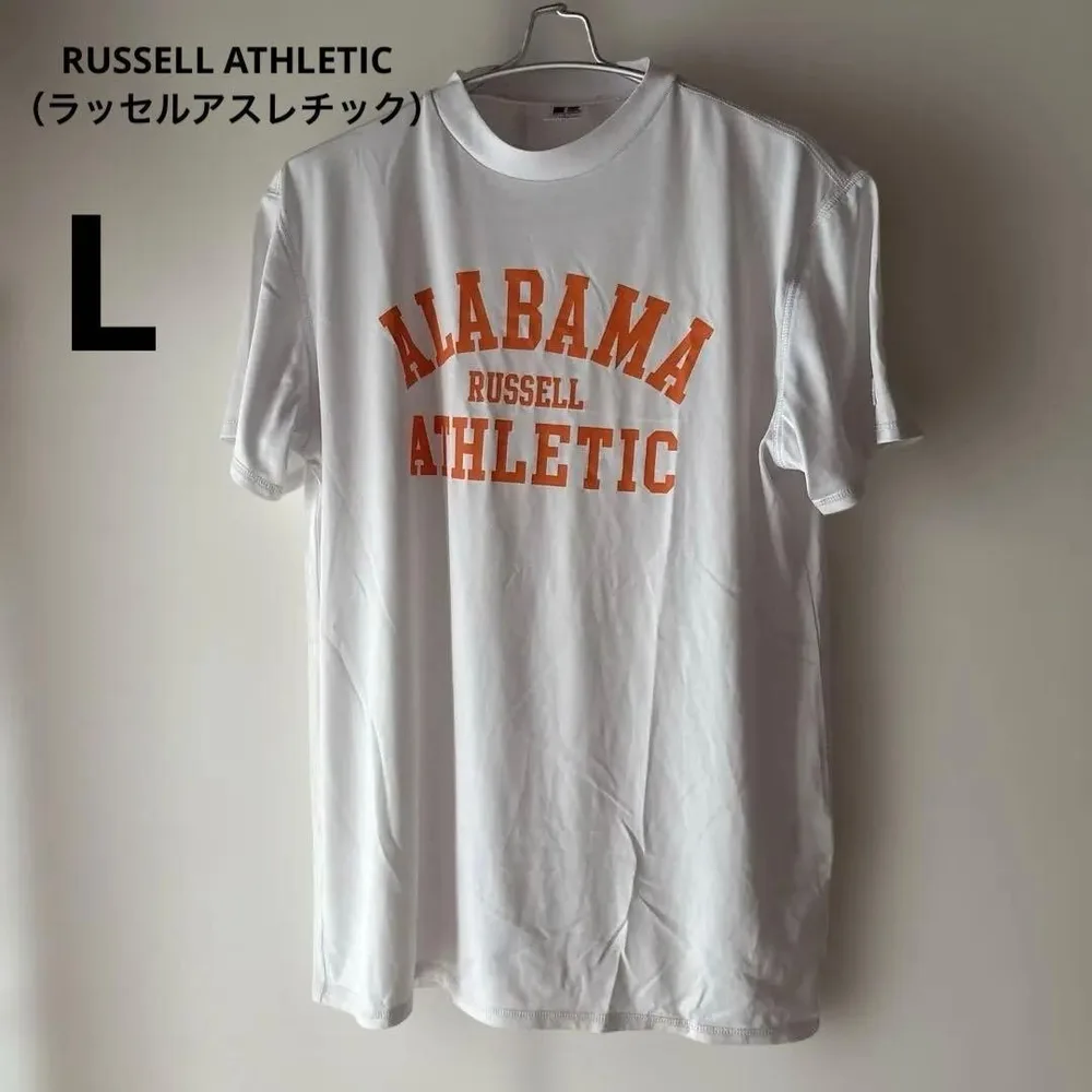 カレッジロゴ Tシャツ L 白 アラバマ ラッセルアスレチック 【人気】