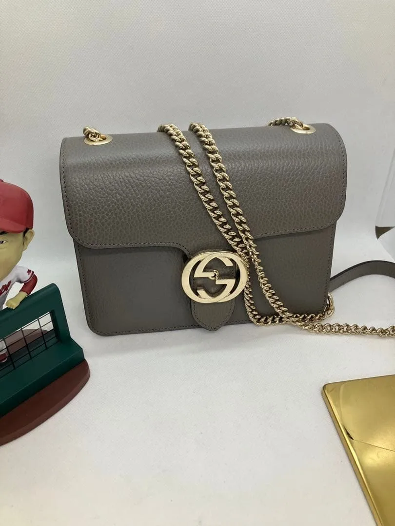 GUCCI ショルダーバッグ グレー