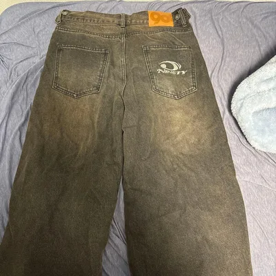 9090 Heisei Logo Buggy Ballon Denim Pant