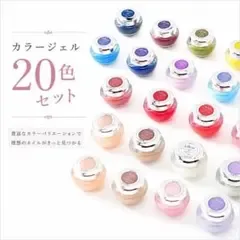 カラージェル 20色セット ジェルネイル ネイルカラー まとめ売り