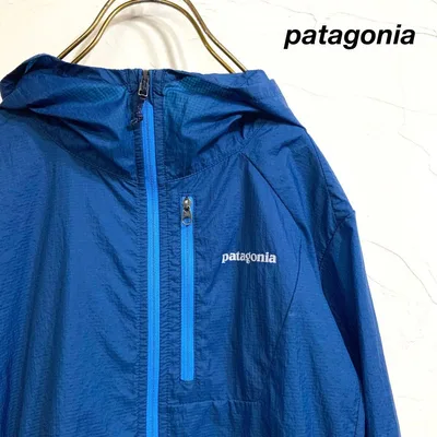 patagonia パタゴニア ナイロンジャケット フーディ ブルー