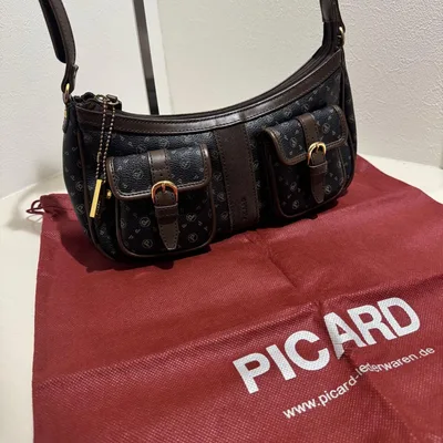 PICARD ピカード ショルダーバッグ ハンドバッグ 革 Y2K 平成