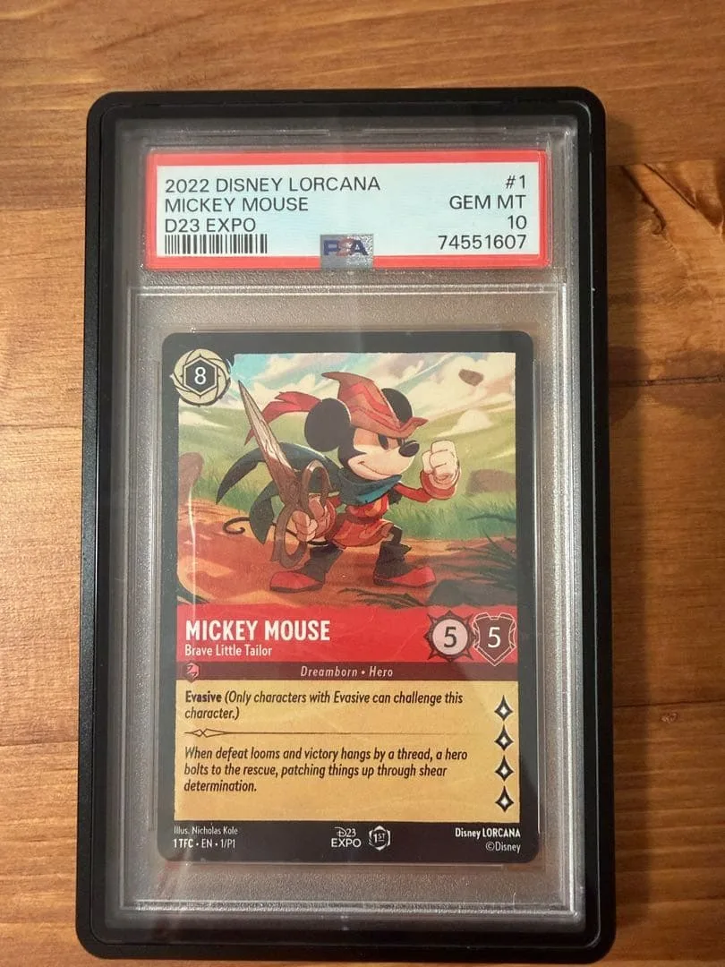 PSA 10 ディズニー ロルカナ ミッキー EXPO D23