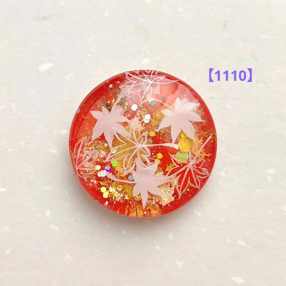 【1110】ハンドメイド レジン ヘアゴム ポニーフック