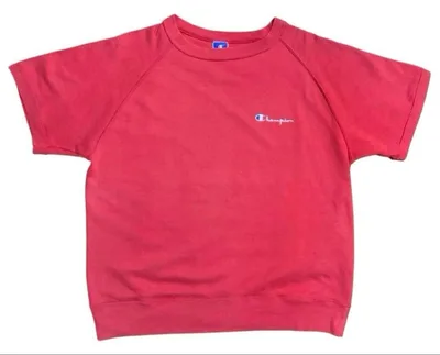 【USA製】Champion チャンピオン 半袖スウェット 80s L