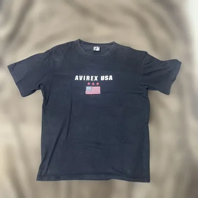 AVIREX USA ブラック Tシャツ