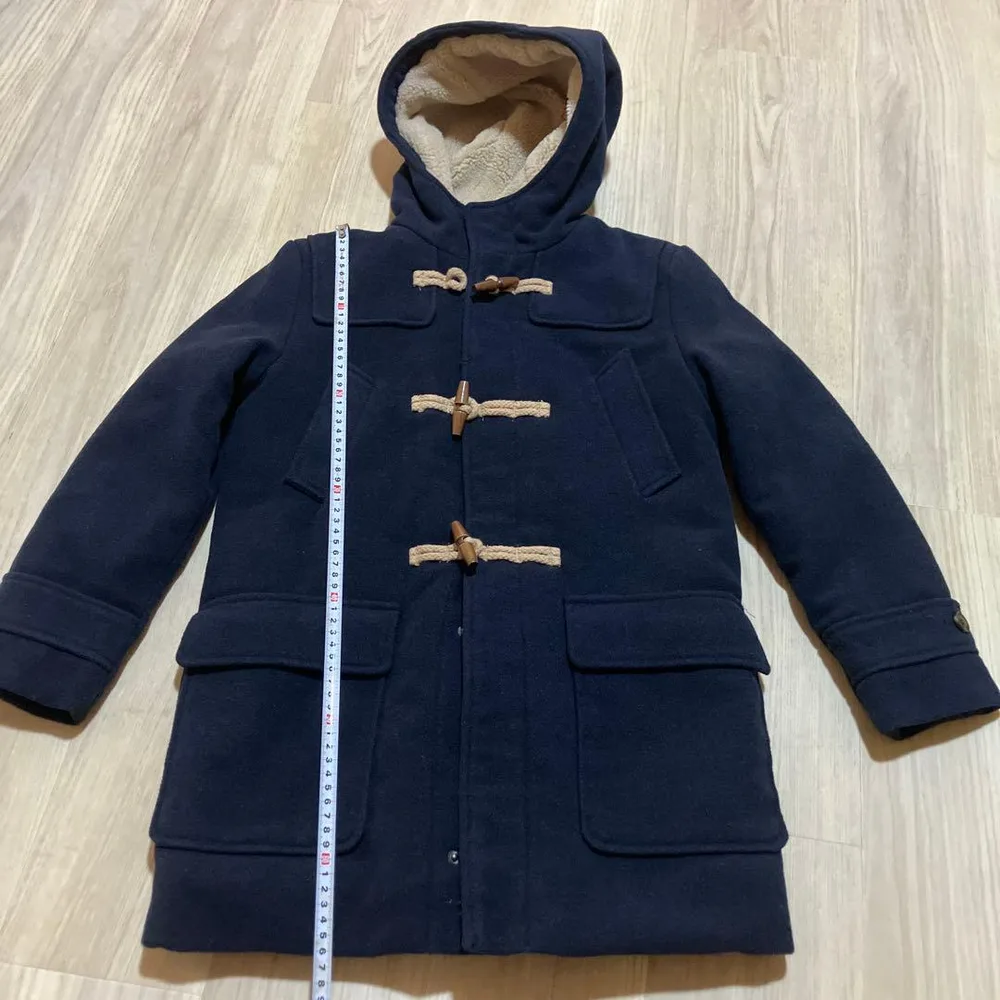 ZARA キッズ ダッフルコート ネイビー 140cm