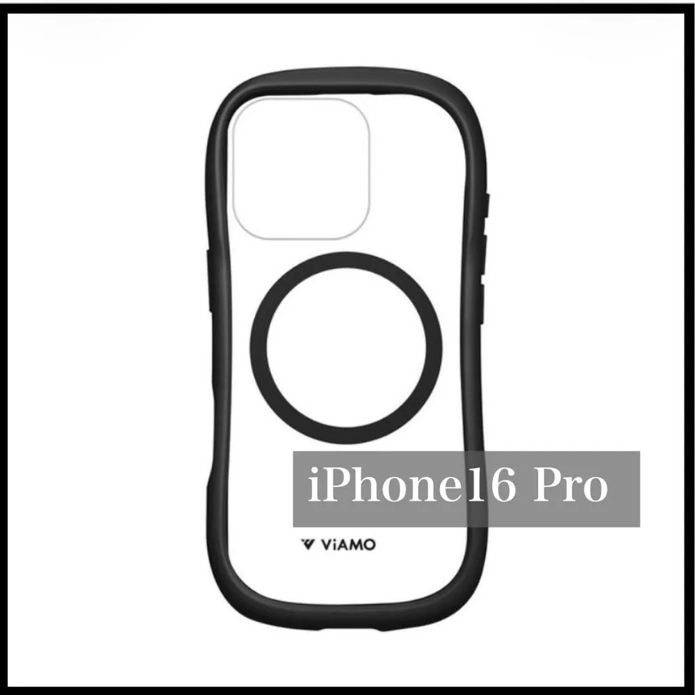 新品 iPhone16Pro ライトブラック MagSafe対応 耐衝撃 ガラス
