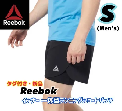 【タグ付き・新品】Reebok ランニングショートパンツ ブラック