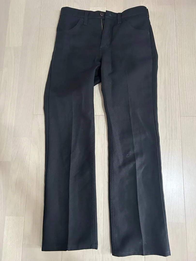 Wrangler】ラングラー ランチャードレスジーンズ 82BK ブラック