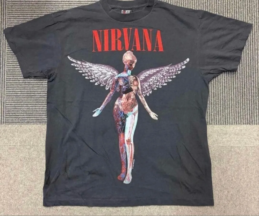 USA製 Nirvana ニルヴァーナ IN UTERO Tシャツ L