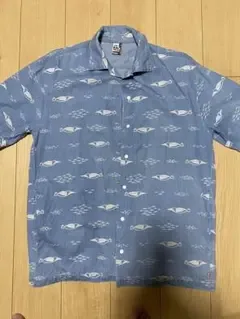CHUMS 半袖シャツ 総柄 XL