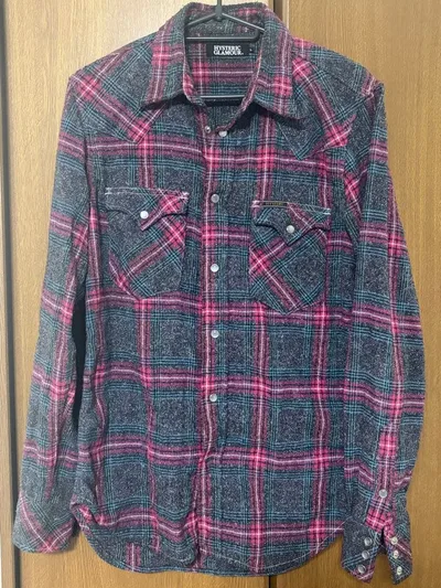 ヒステリックグラマー タータンチェック柄 ロックネルシャツ