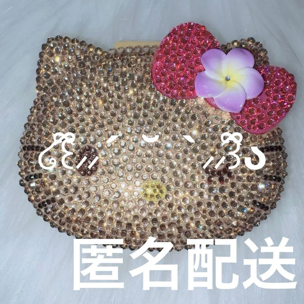 サンリオ 日焼けキティ つけまつげケース デコ パープル