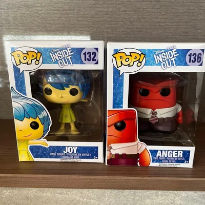 Funko POP! INSIDE OUT JOY 132 ANGER 136