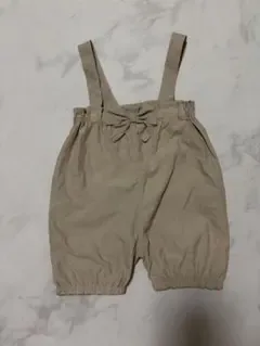 ベビー サロペット パンツ ベージュ 80