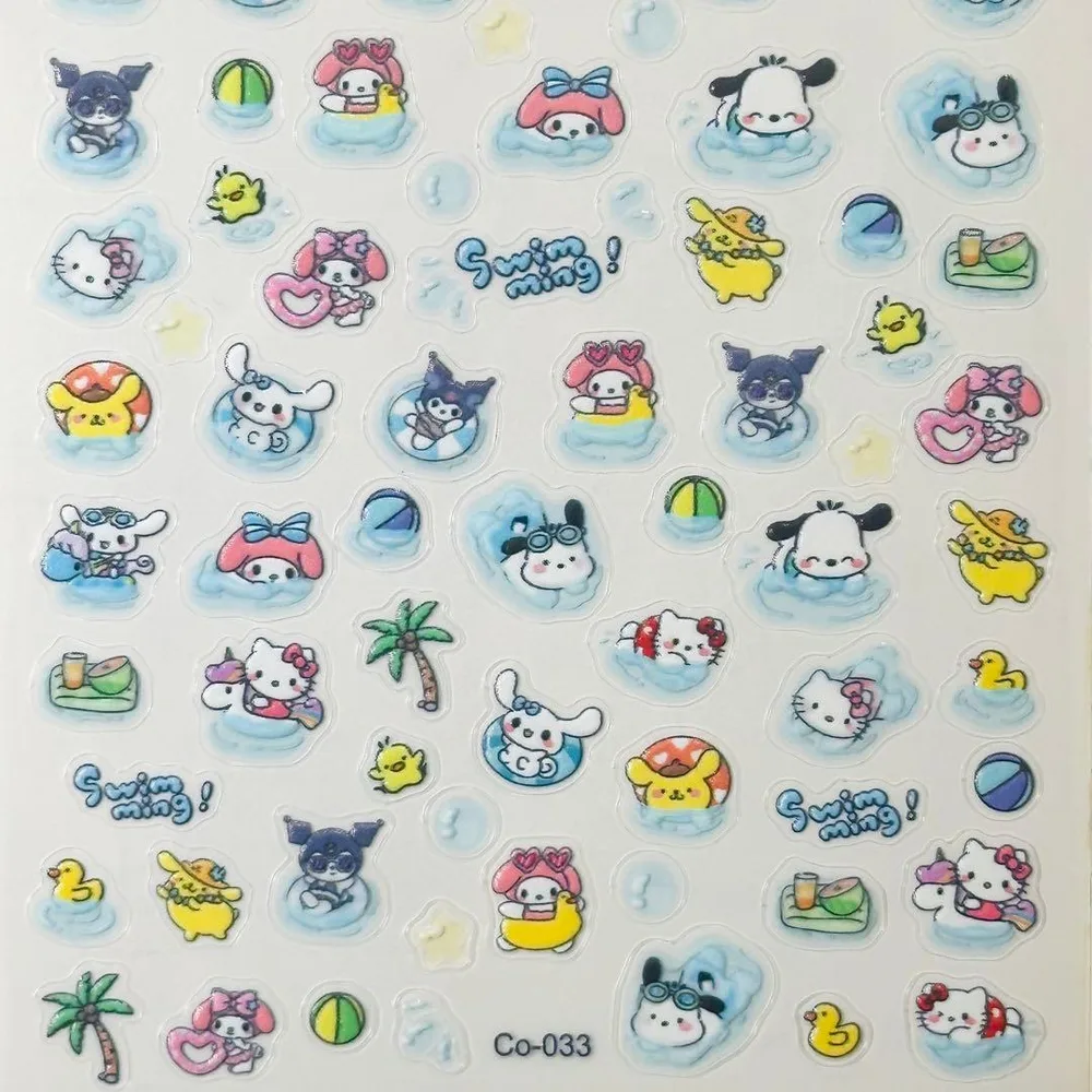 #C33 超立体ネイルシール ハローキティ マイメロディ クロミ サンリオ 新品