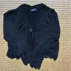 COMME CA DU MOOD カーディガン ブラック 130cm