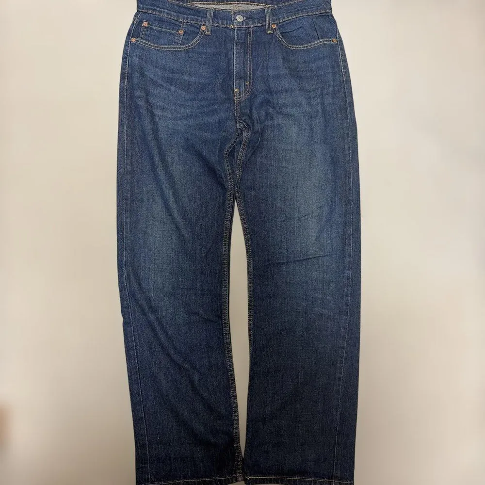 Levi's メンズ ストレートデニムパンツ インディゴ