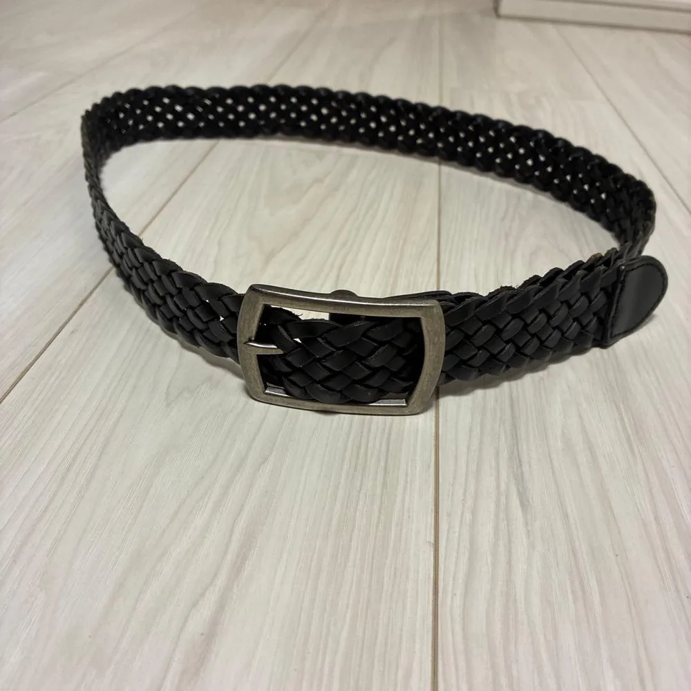 無印良品 メンズ メッシュベルト ブラック