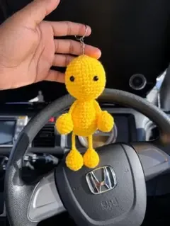 ハンドメイド ひよこ キーホルダー 黄色 車内飾り バッグチャーム
