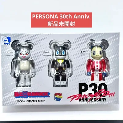 BE@RBRICK ペルソナ30周年 コロマル モルガナ クマ 100% 3体