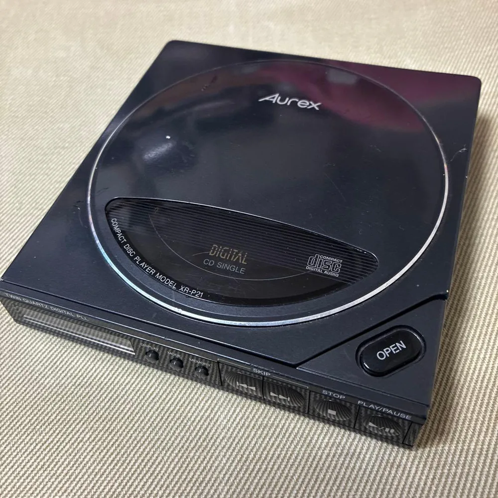 AUREX ポータブルCDプレーヤー XR-P21