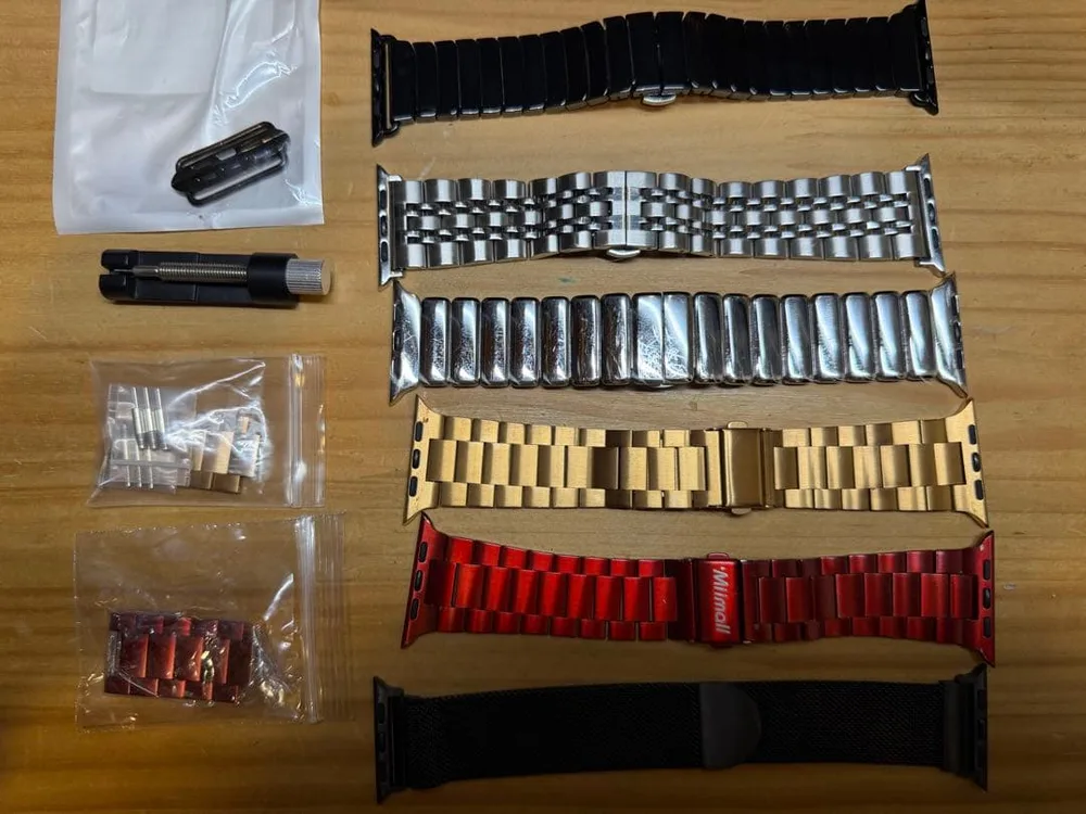 中古品 Apple Watch用 純正スポーツバンド & その他 6点セット