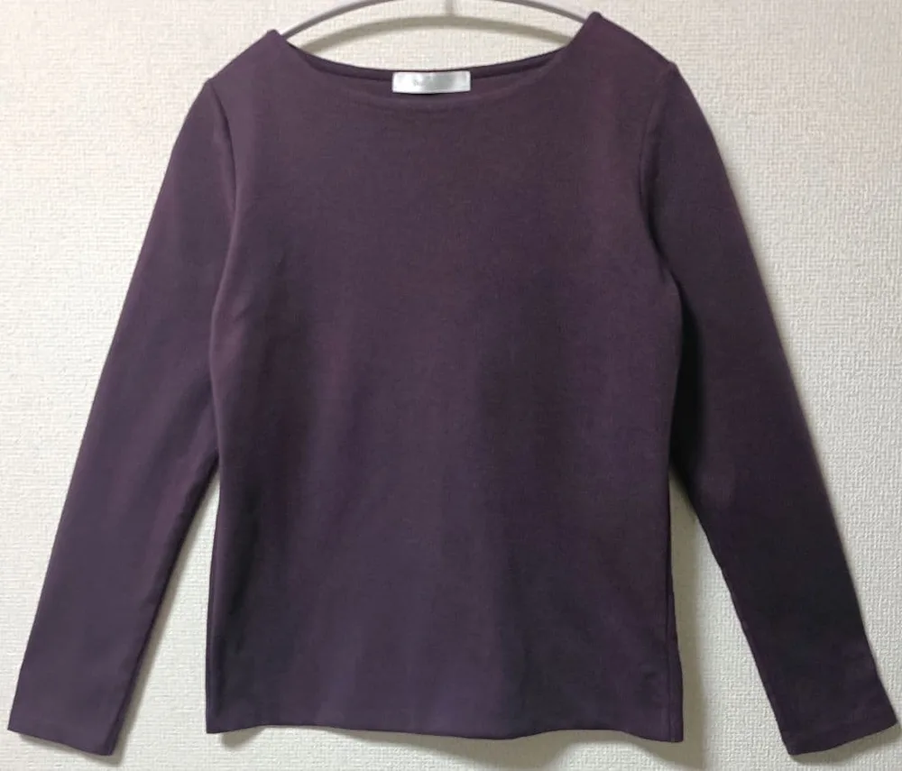 DoCLASSE 長袖カットソー パープル 無地