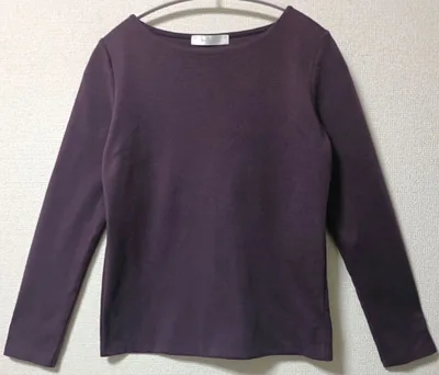 DoCLASSE 長袖カットソー パープル 無地